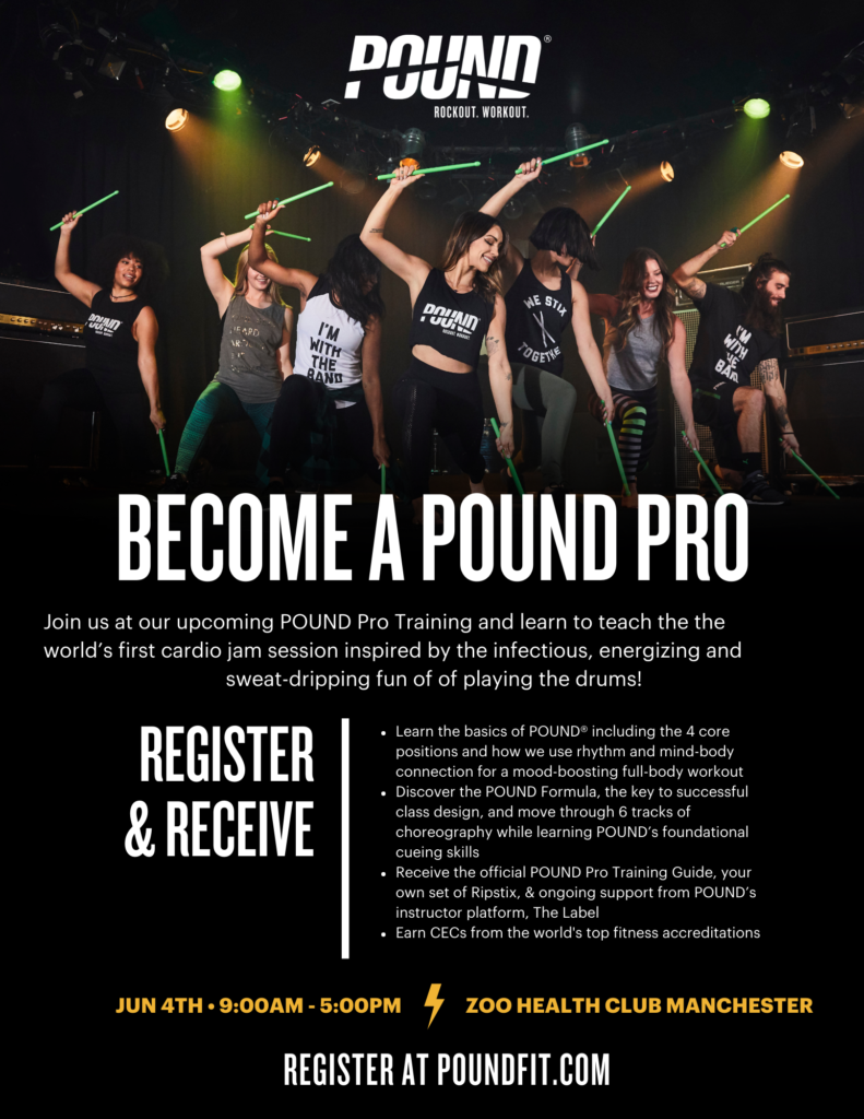 Pound Pro training flyer